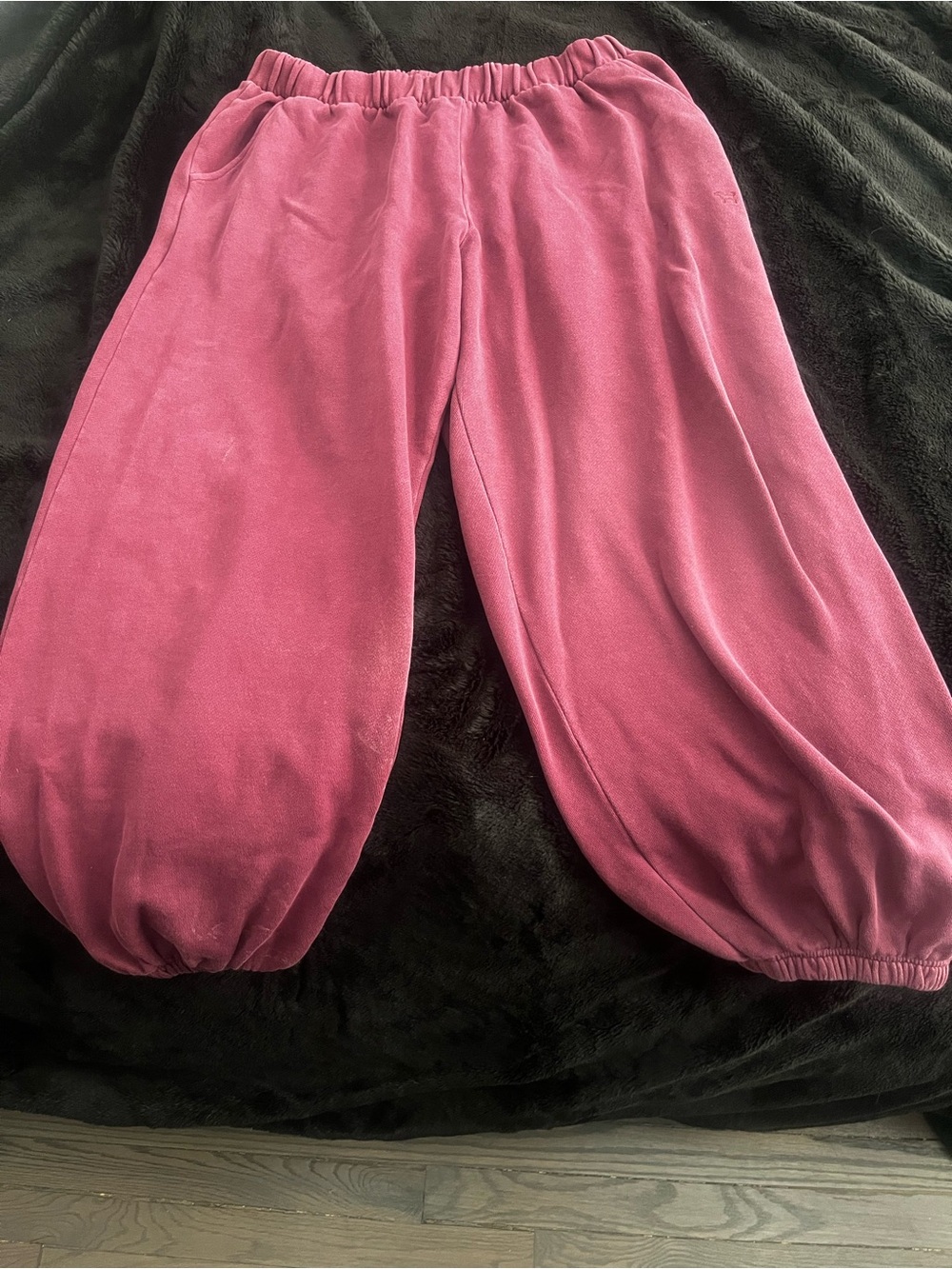 Womens PINK Victoria's Secret L Vintage Wash Sweat Pants